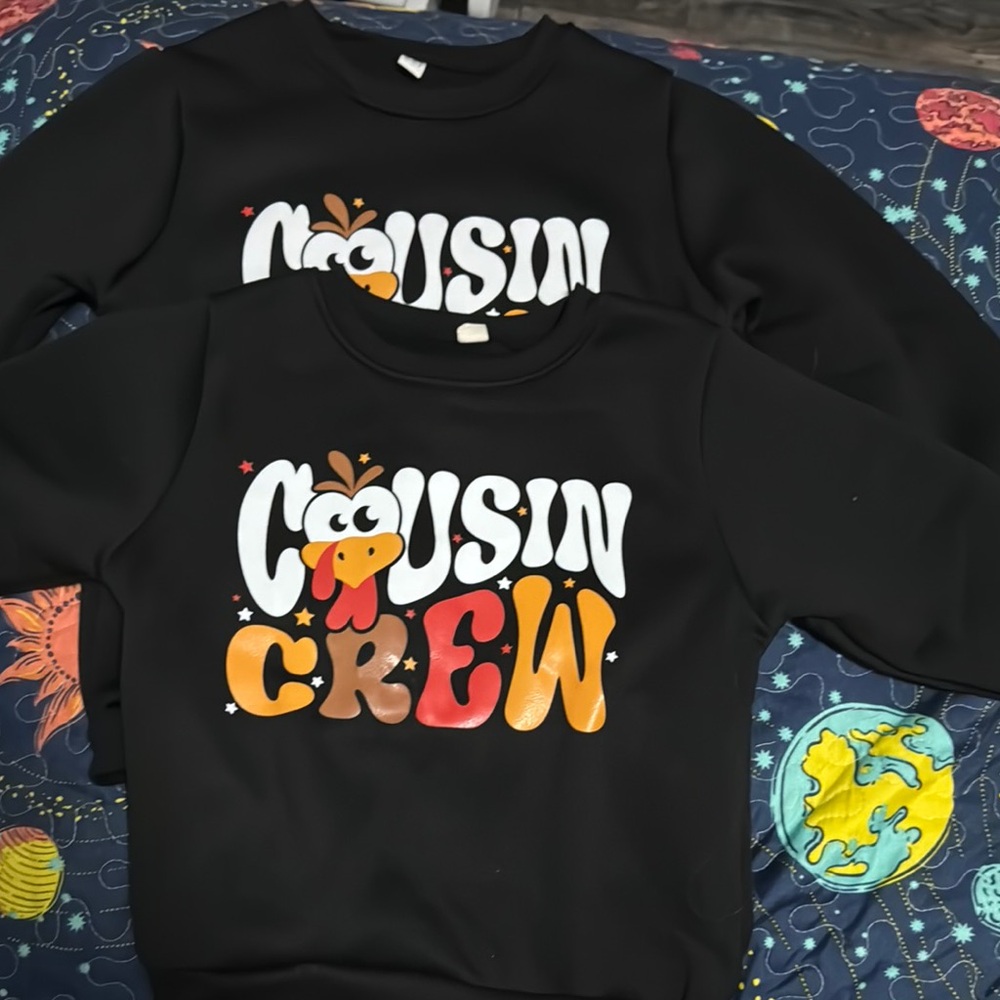 Black Cousin Crew Sweatshirts
